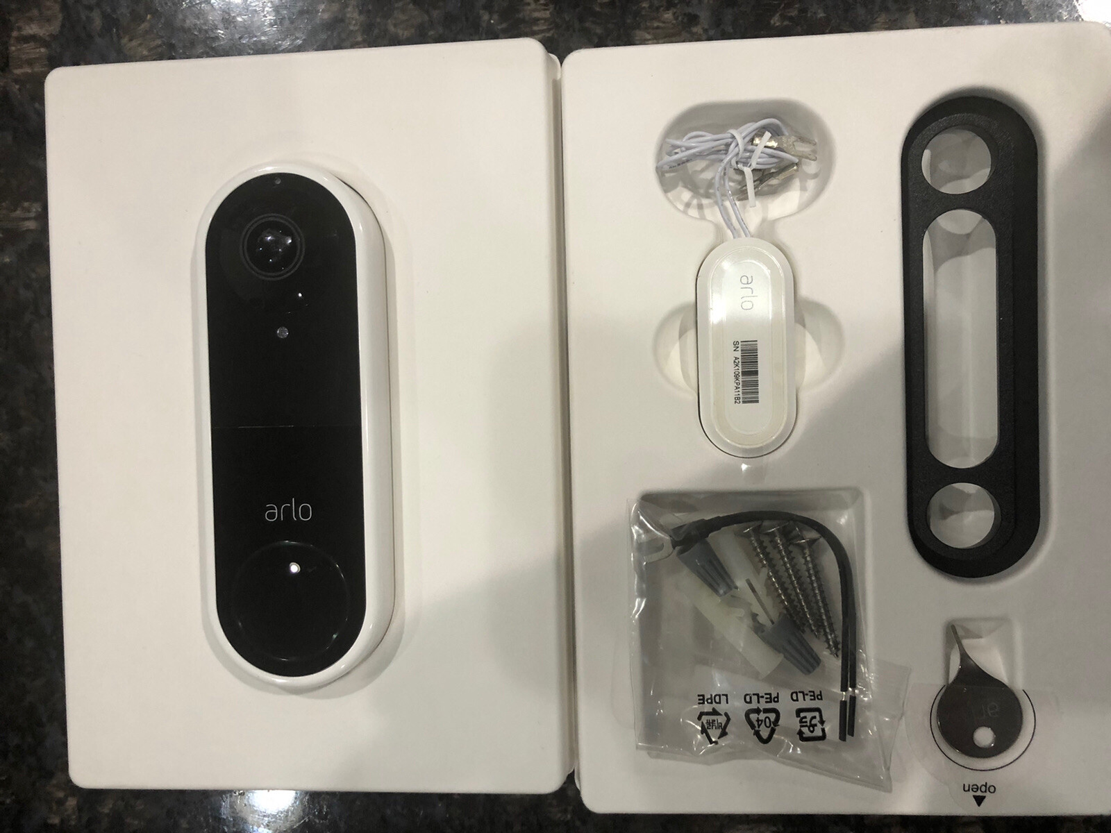 Arlo Video Doorbell Wired AVD1001-100NAS