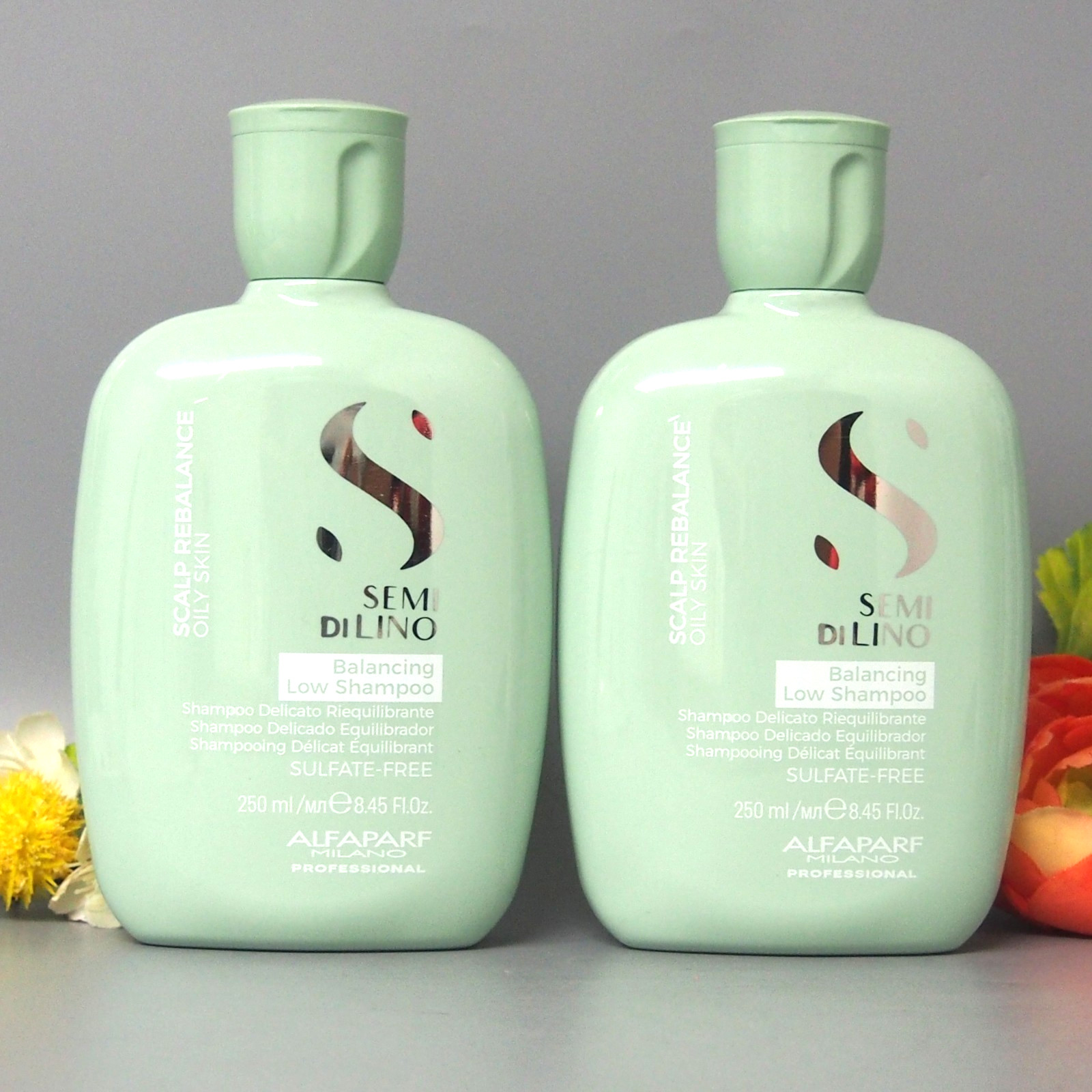 2 PACK Alfaparf SDL Scalp Rebalance Balancing Low Shampo oily scalp 250ml/8.45oz