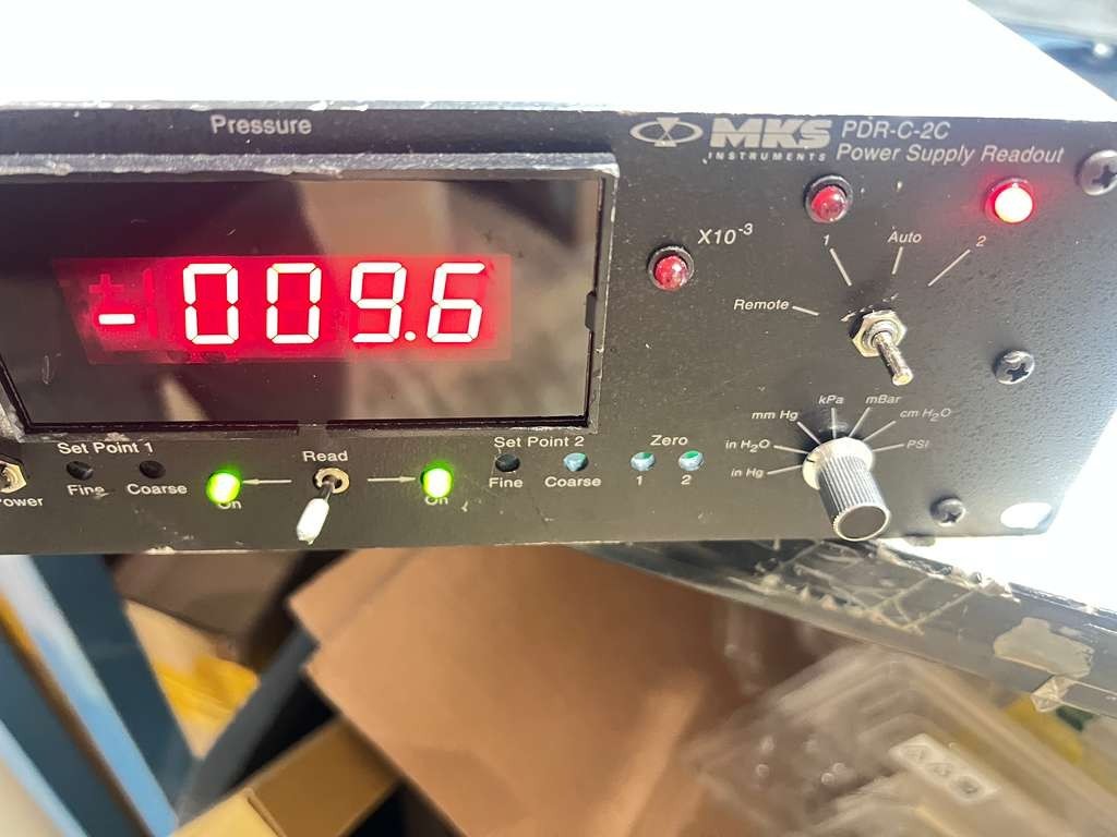 MKS Instruments PDR-C-2C Power Supply Digital Readout