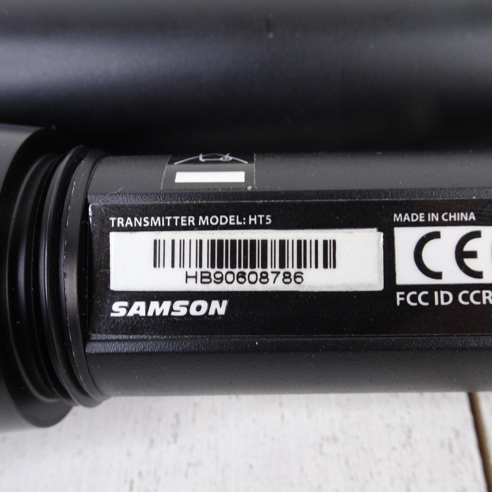 Samson Q7 Dynamic Vocal Microphone Model HT5 Wireless Ch6 Mic