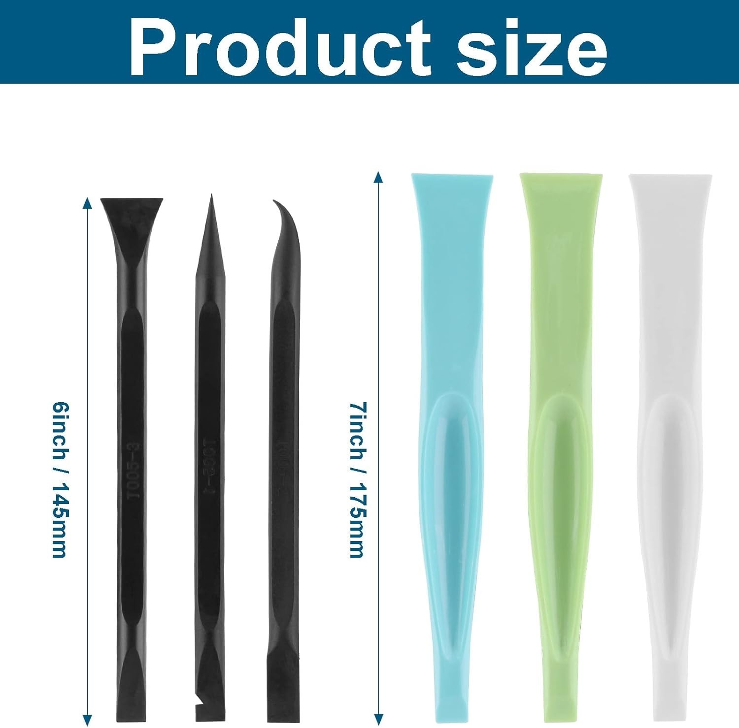 All-in-One Non-Scratch Plastic Scraper Set: 6 Tools for Every Application