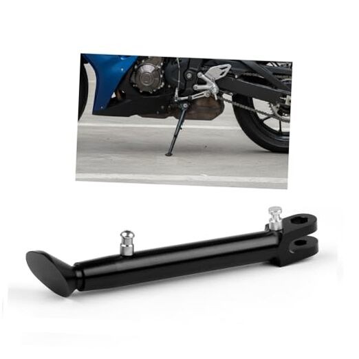Adjustable CNC Aluminum Kickstand for Kawasaki ZX-6 ZX6R ZZR600 ZX-9R ZX Black