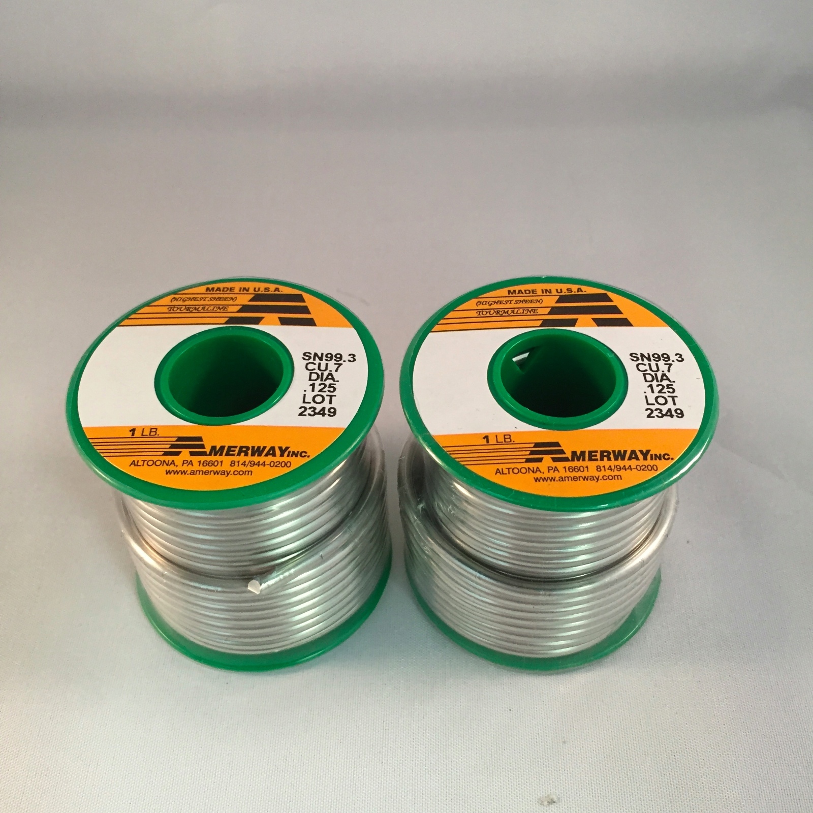 2 LB Amerway Lead Free Solder For Copper Foil, Jewelry - Stained Glass Supplies