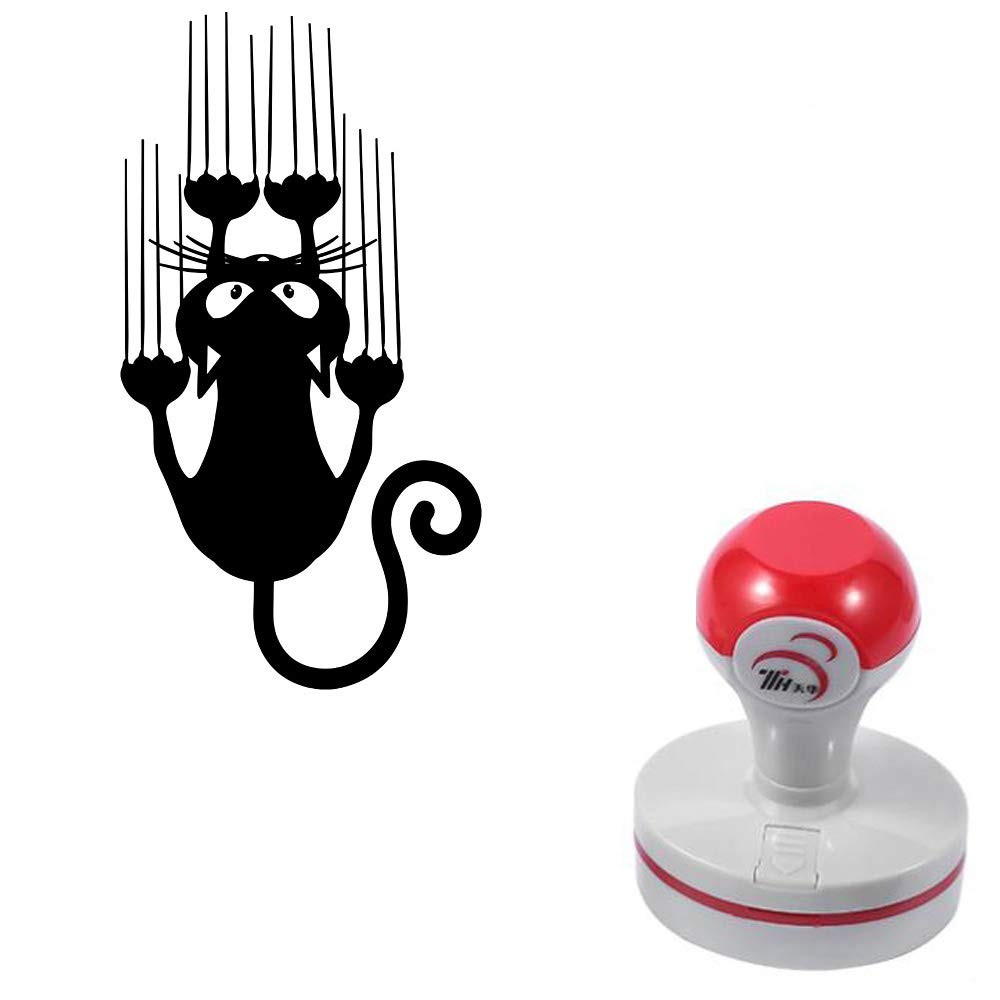 Cute Cat Self-Inking Photosensitive Planner Scrapbooking Stamps for Card Maki...