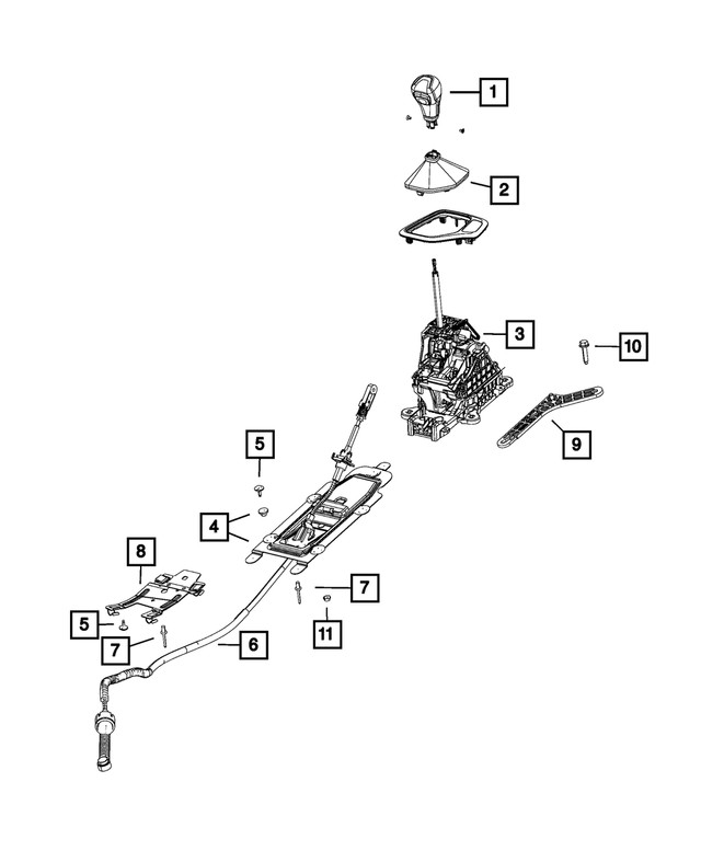 Genuine Mopar Gearshift Boot 6MZ68DX9AB