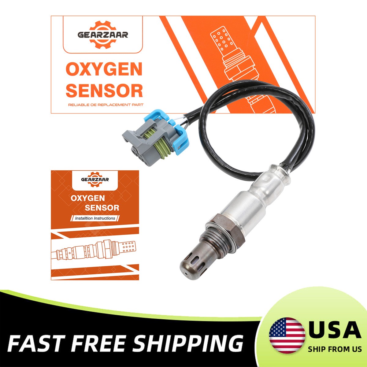 Oxygen Sensor 234-4530 Downstream for Chevy Equinox 2.4L Heated 12639692 New