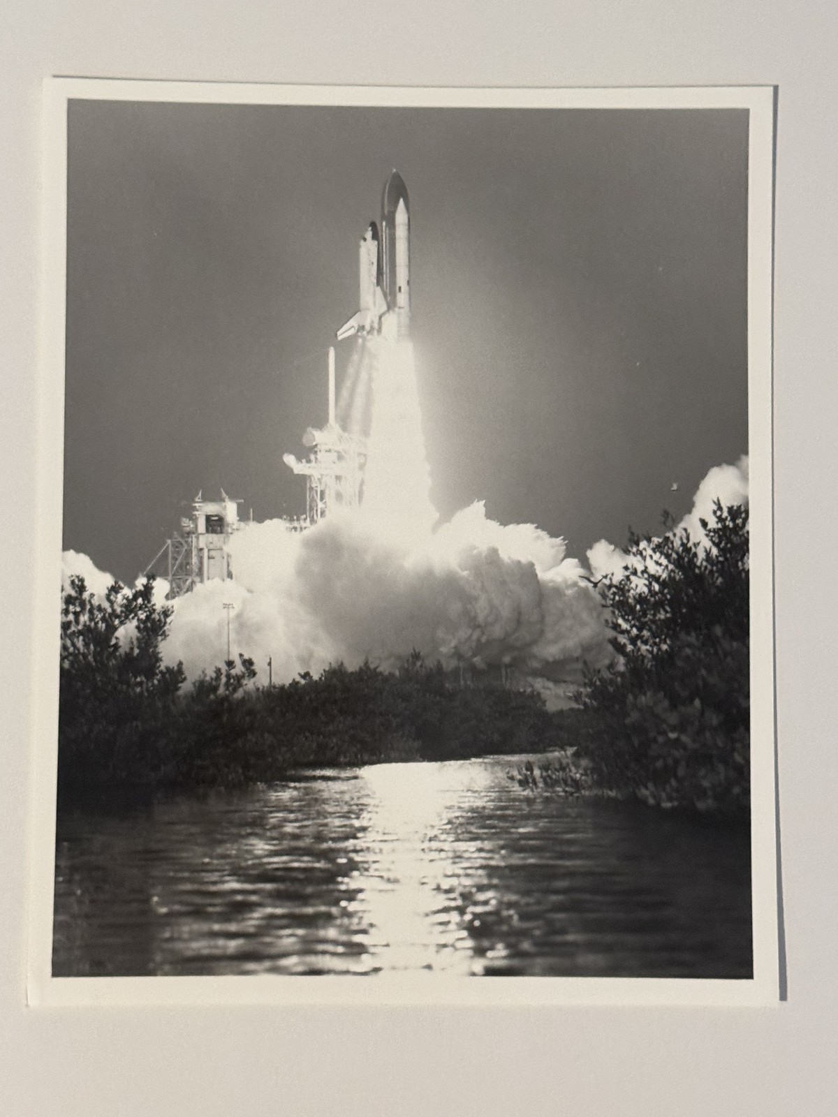 NASA STS-5 Columbia Launch Carrying First Commercial Satellites Press Photo