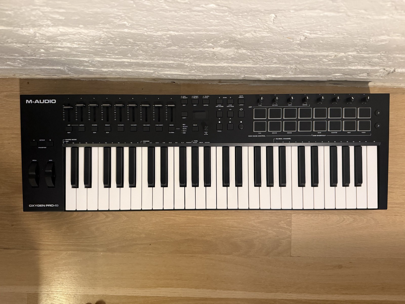 M-Audio Oxygen Pro 61 MIDI Keyboard Controller W/ USB Cable