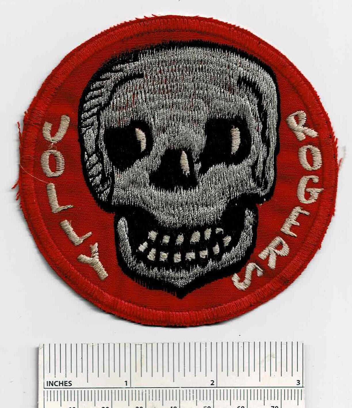 WW2 JOLLY ROGERS 320th Bomb Squadron USAAF Shoulder Patch Cloth WWII US Army Air