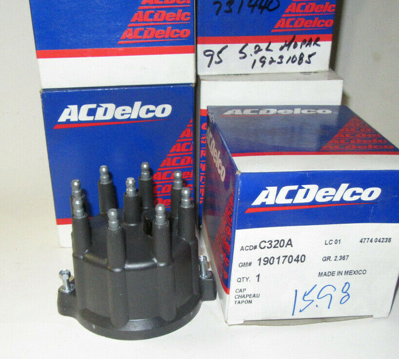 NOS Original GM ADCelco CAP DISTRIBUTOR 19017040 C320A Dodge Mopar V8