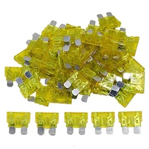 (55 pcs) 20 Amp Standard Blade Fuse, 20A Automotive Fuse for Car Tr Model: 20A