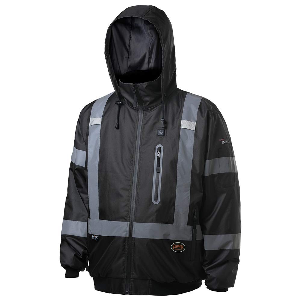 Pioneer Safety Hi-Vis Waterproof Heated Bomber Jacket V1210170U-S