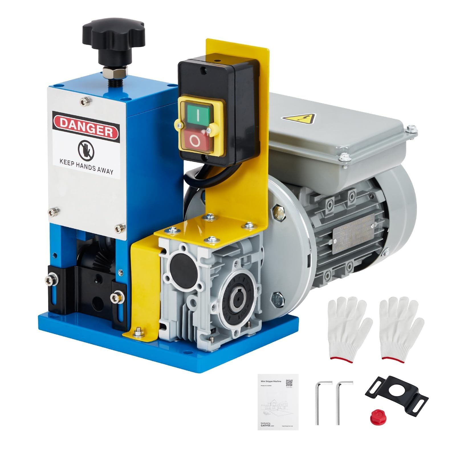 Wire Stripper Machine, 0.06"-1" Automatic Electric Wire Stripping Tool 5 Channel