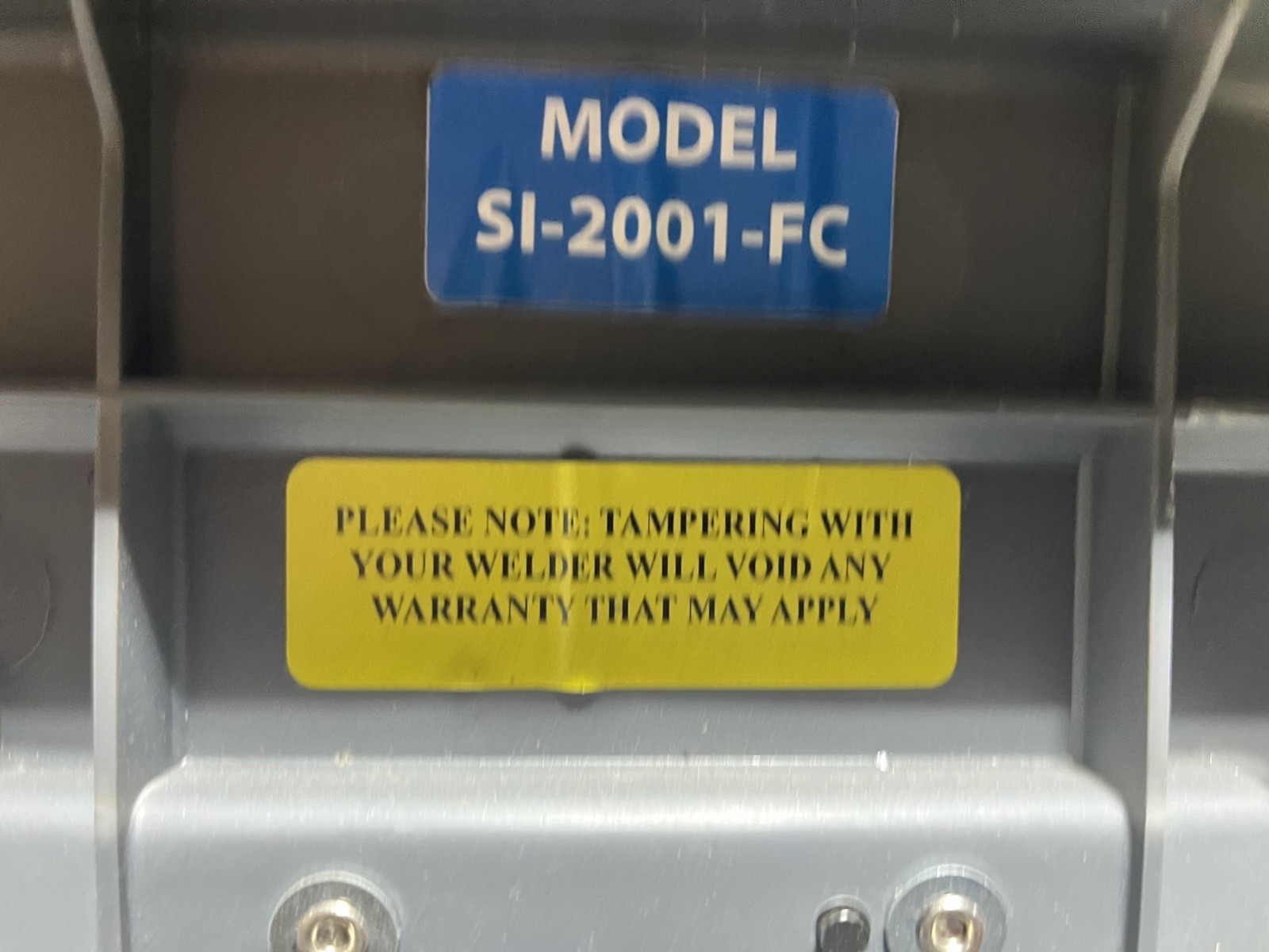 Seelye Thermoplastic Welder SI-2001-FC