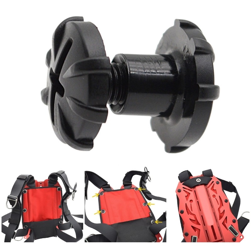 Essential Diving Accessory Backplate Cushions Screws Underwater Equipment