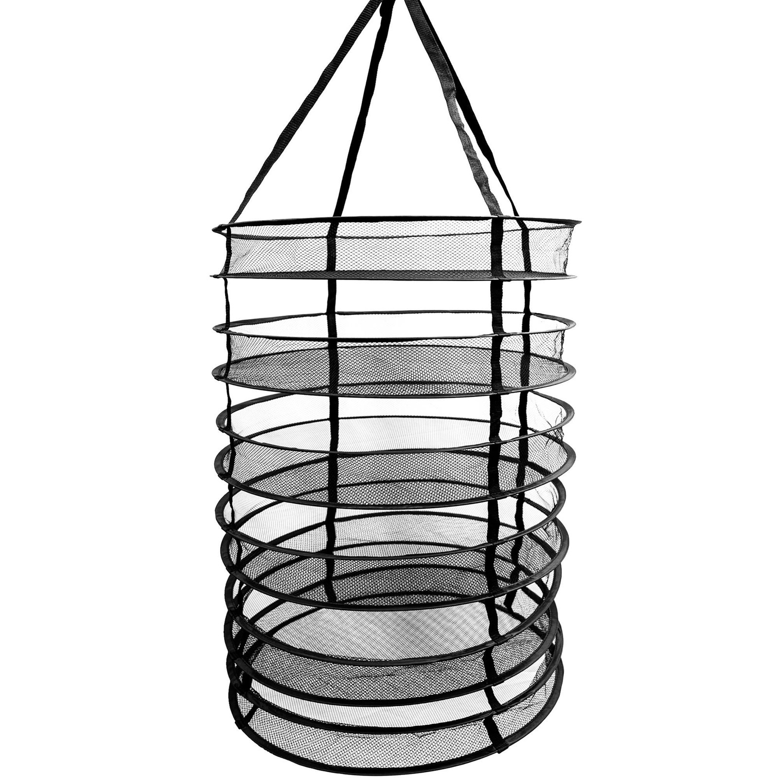 Common Culture 24in Collapsible Hanging Herb Drying Rack System Hydroponic