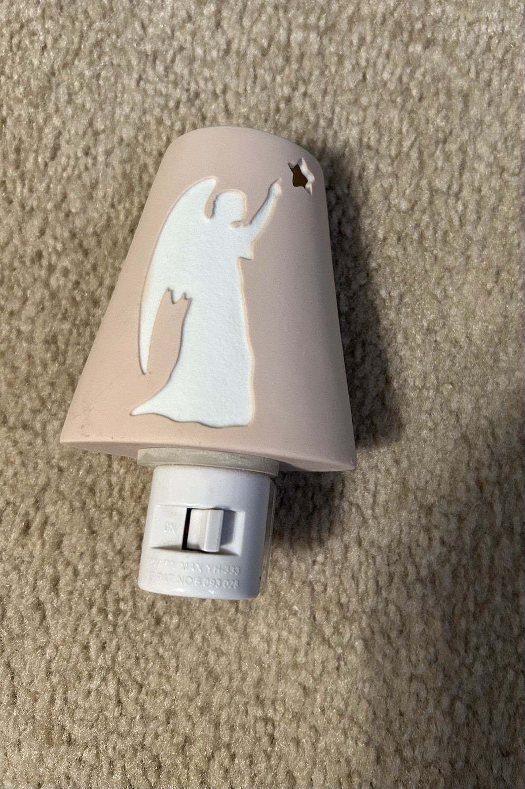 CERAMIC ANGEL NIGHTLIGHT