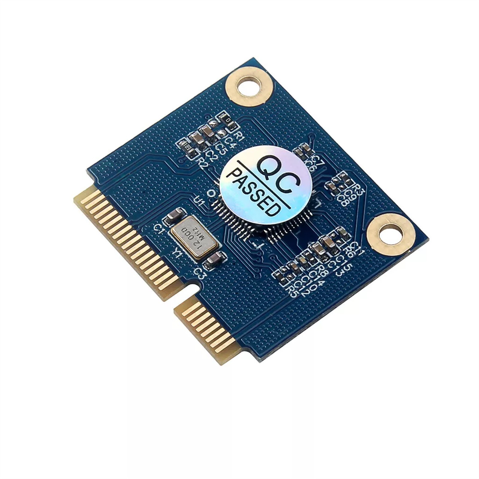 Mini pci-e to 2 TF adapter card USB 2.0 based PCI Express Half-Mini Card
