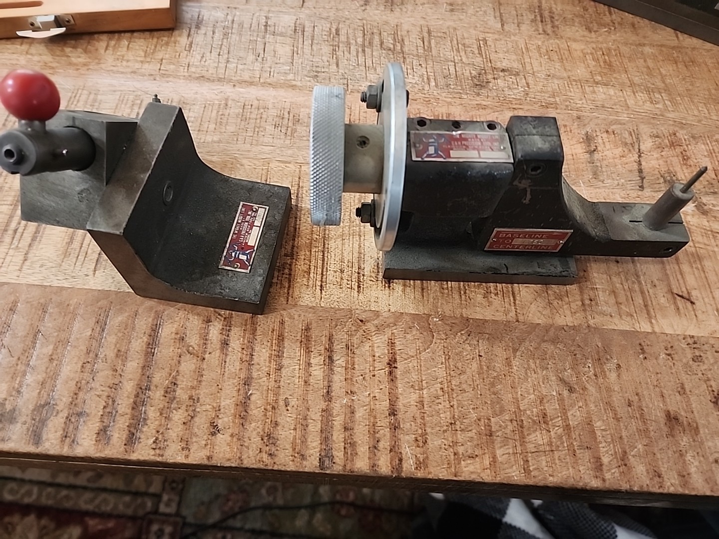 2pc Lot The Mighty Midget Line Radius  and Surface Wheel Dresser C & H Precision