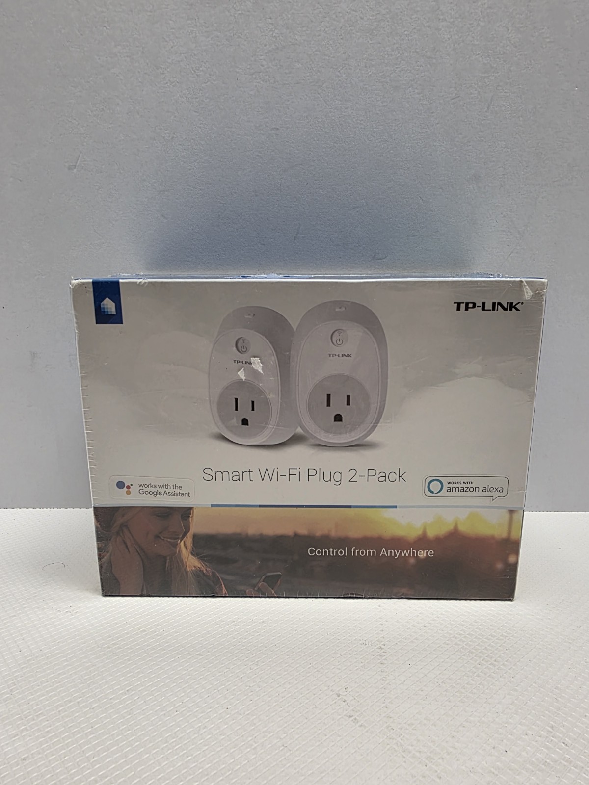 TP-Link Kasa Smart Wi-Fi Plug HS100 Kit 2-Pack Alexa Google Assistant