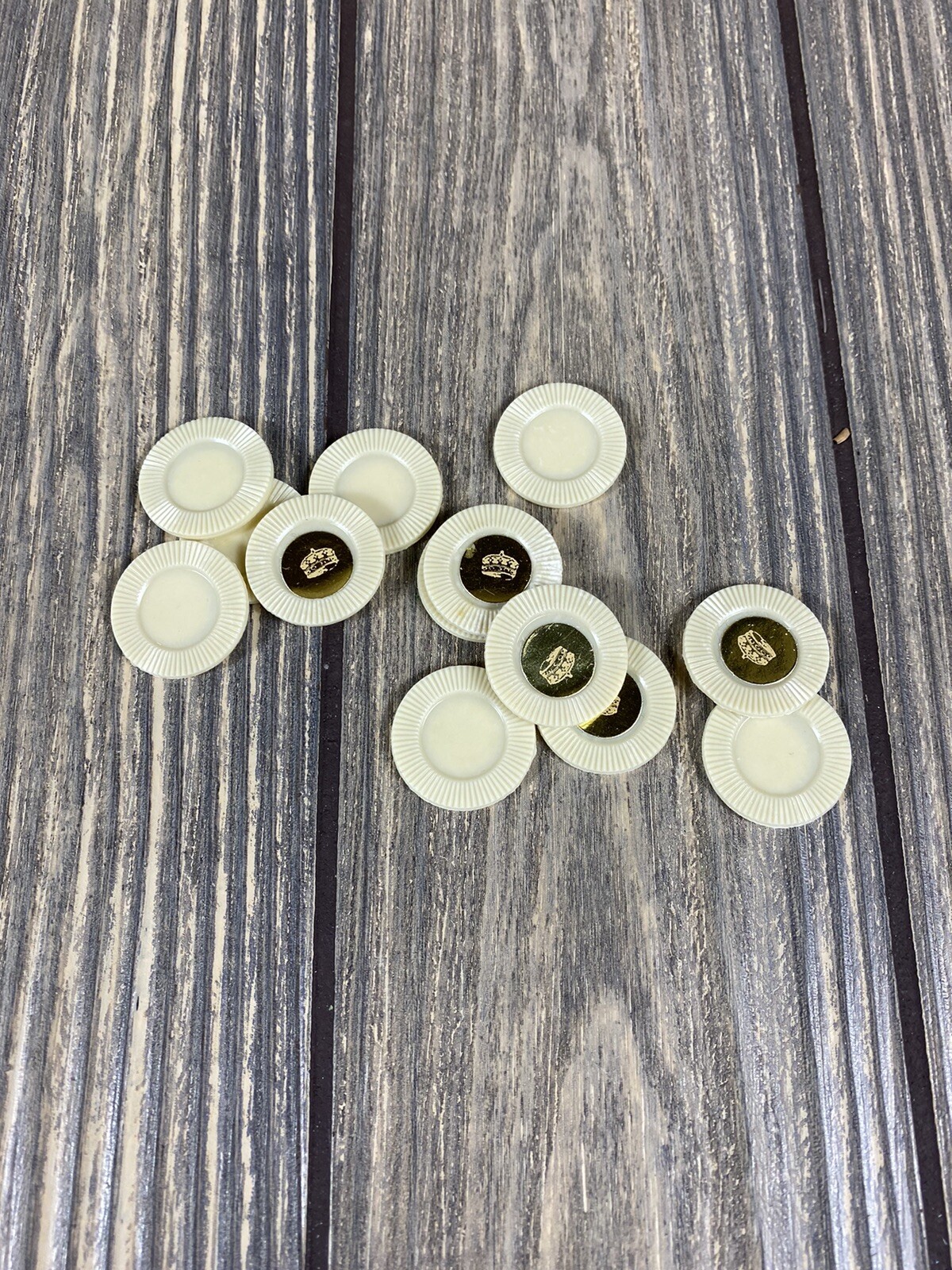 Vintage 1984 Rapid Mounting Bible Trivia Replacement Piece Part White Chips