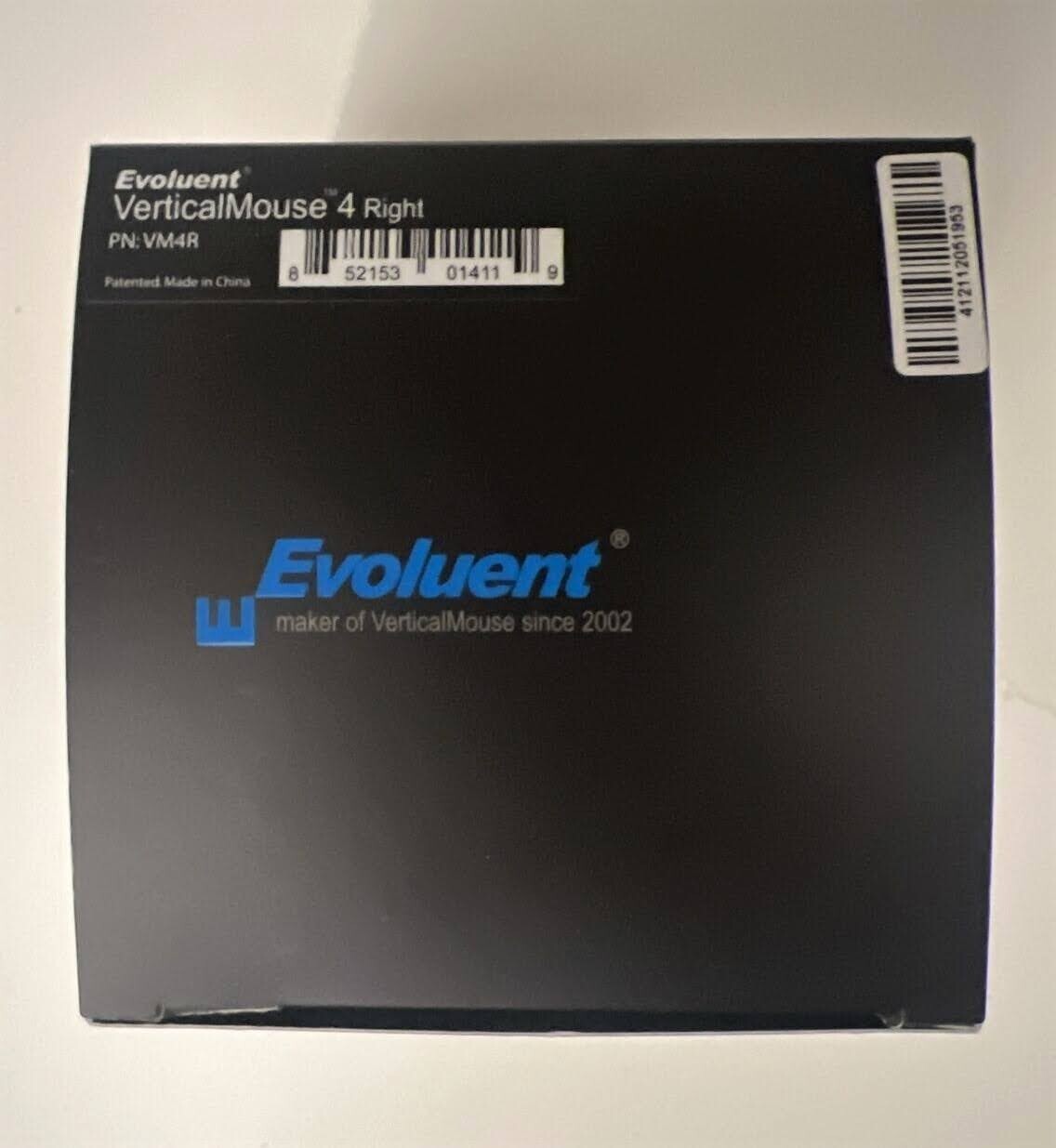 Evoluent VM4R 2600 DPI Ergonomic Vertical Mouse - Gray