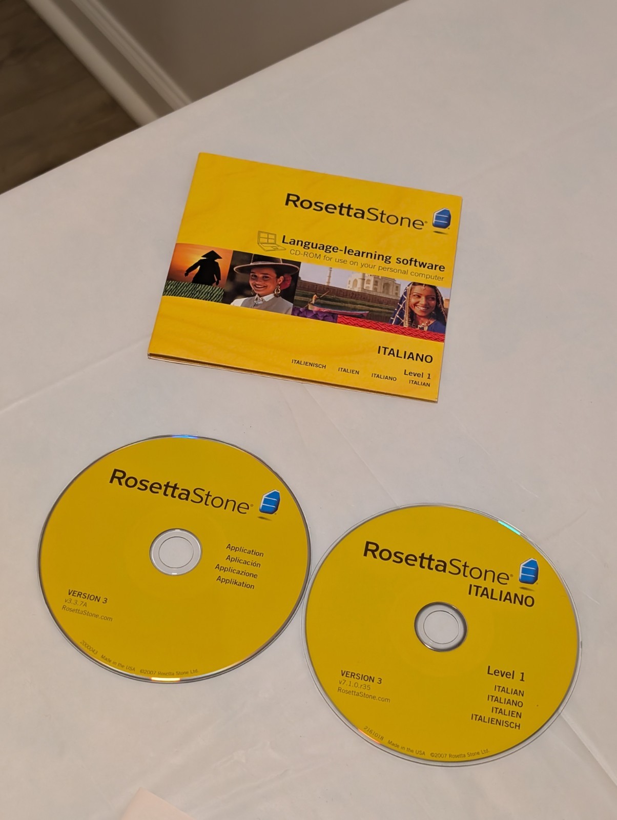 Rosetta Stone ITALIAN. Level 1 Version 3 Win/Mac CD-Rom. Personal Edition