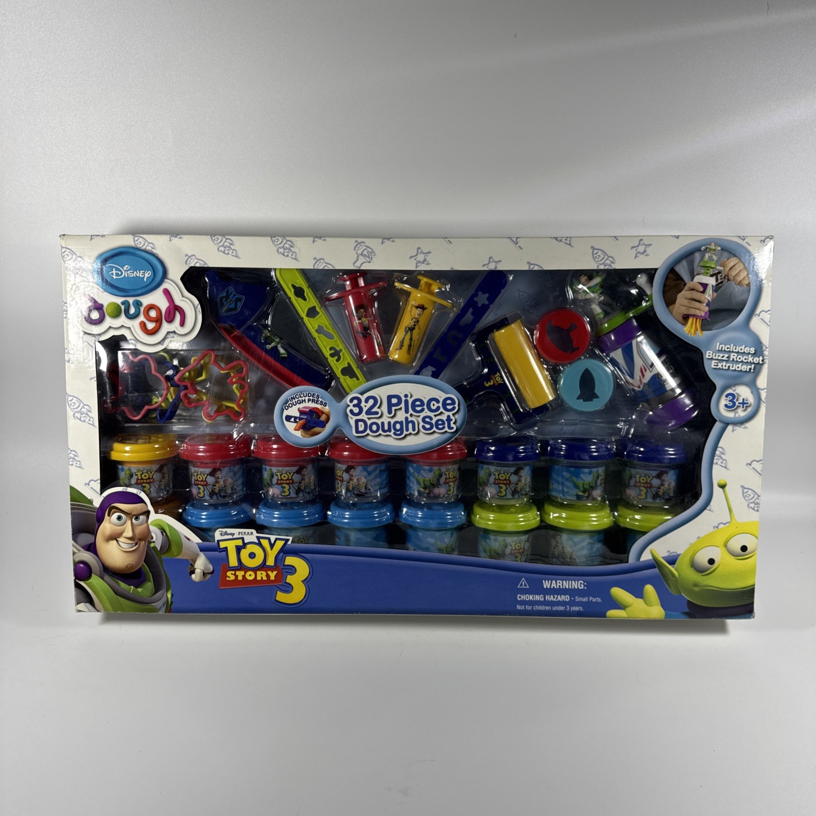Disney Dough 32 Piece Toy Story 3 Set Play Dough NEW Buzz Lightyear & Woody