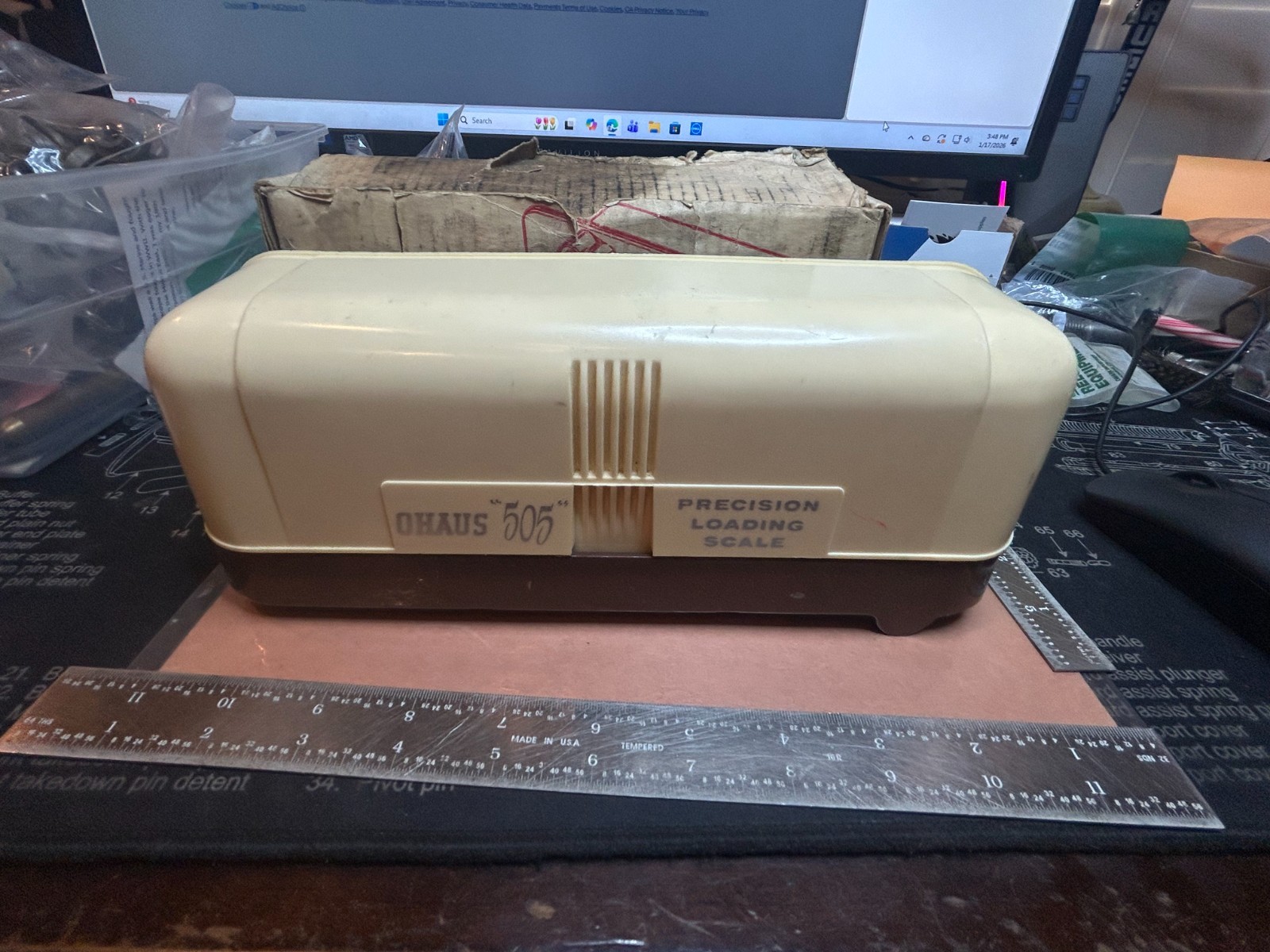 Vintage OHAUS 505 Precision Loading Scale