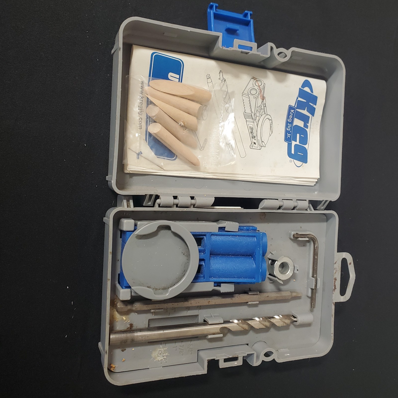 Kreg Jig Jr Pocket Hole Jig for 3/8" Pocket Holes w/User Manual