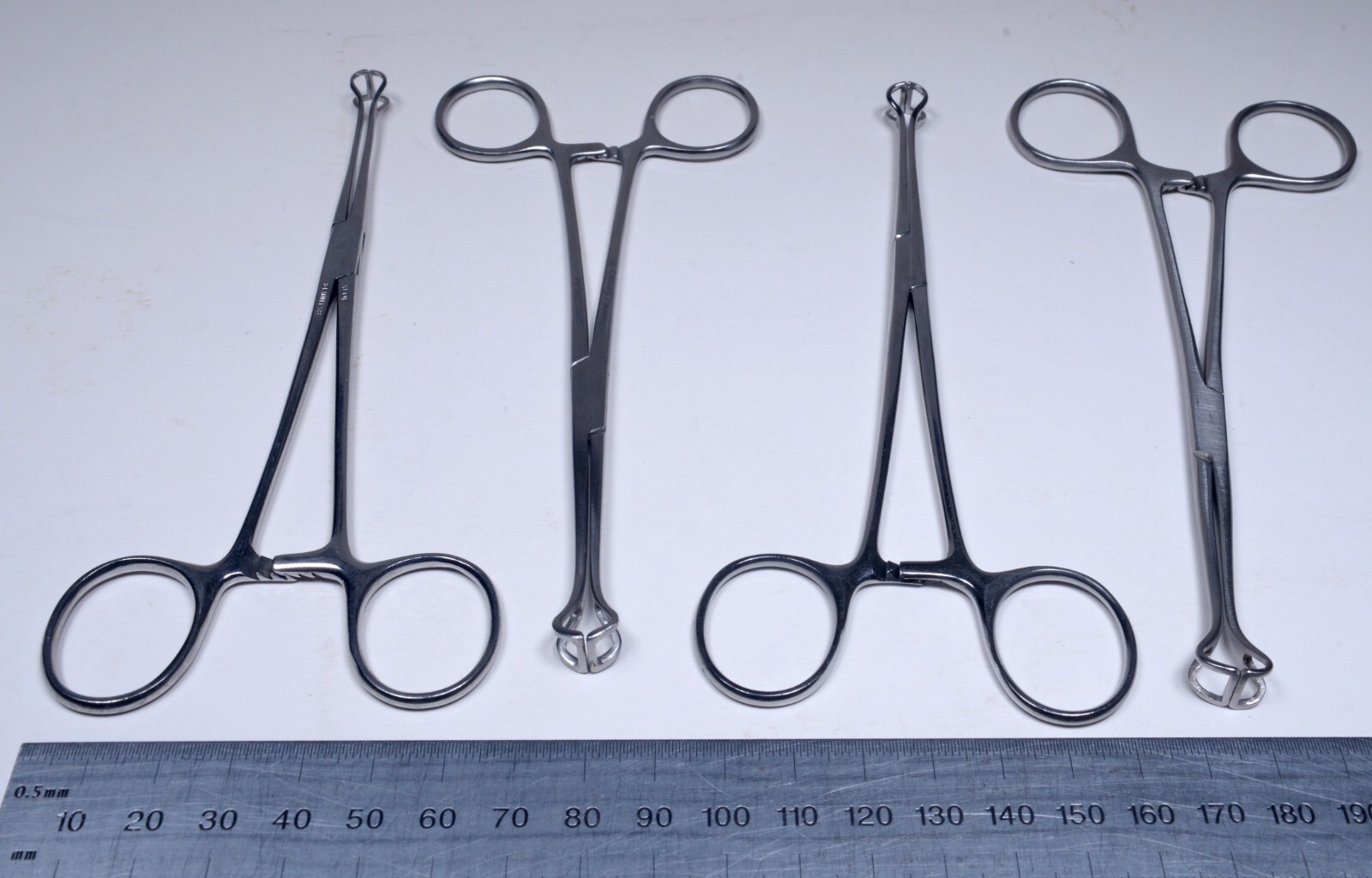 4X Babcock Soft-Tissue Forceps 6" Stainless Steel Surgical