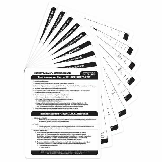 2020 NAR Combat Casualty Reference Cards