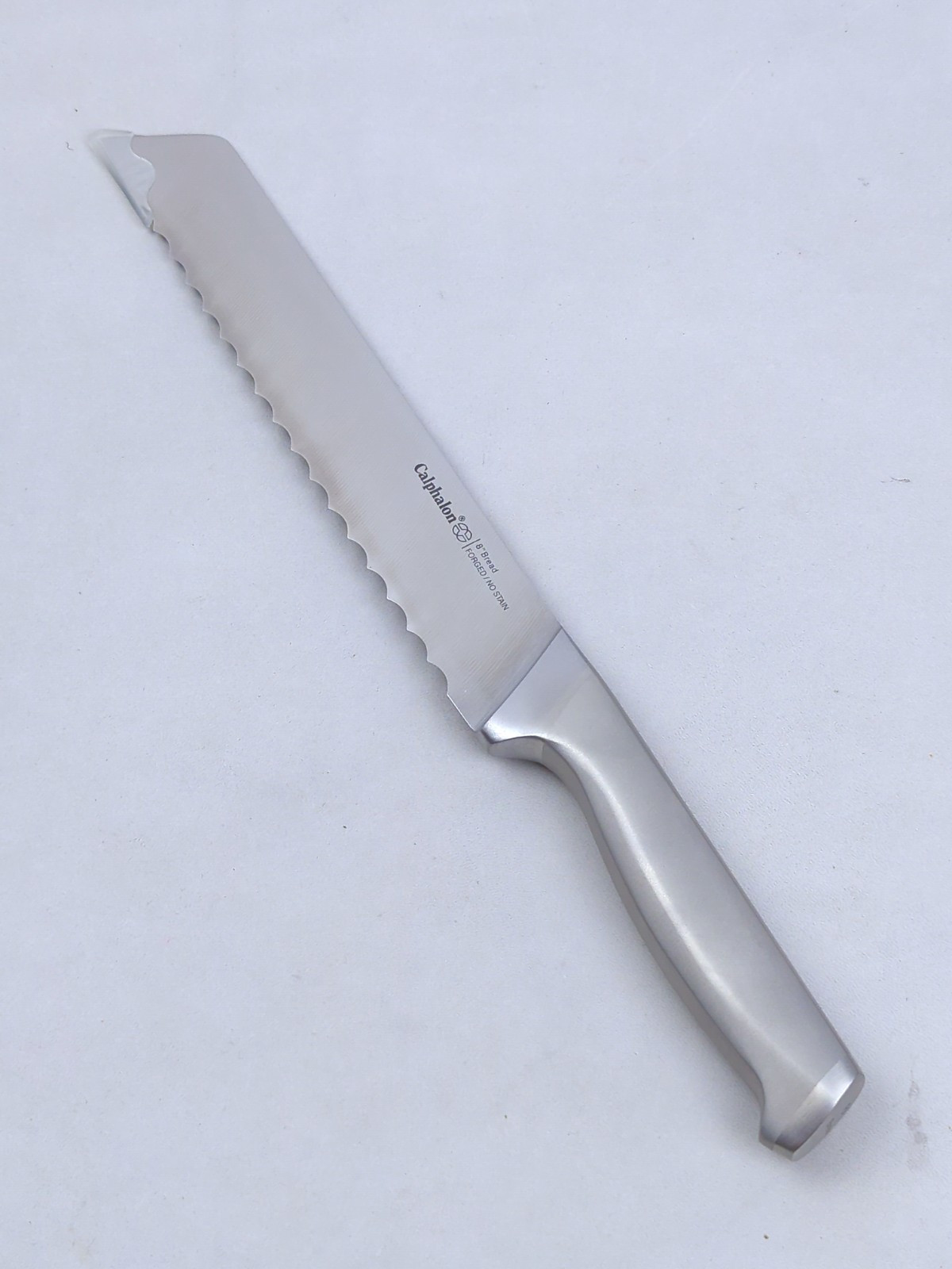 Calphalon CLASSIC 8" BREAD Knife Single, Stainless Steel Blade & Handle, NEW