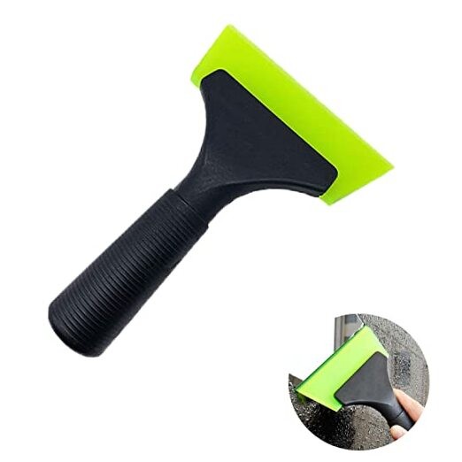 Small Squeegee with 5 Inch Green Rubber Window Tint Squeegee, Mini Wiper