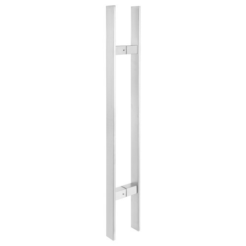 Stainless Steel Double Sided Push Pull Door Handle, H-shaped Door Pull Handle