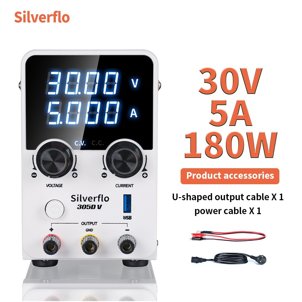 305D-V 180W DC 0-30V 5A Power Supply Variable Bench Switching