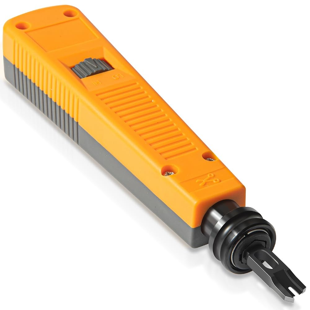 110 Punch Down Tool for Cat5/Cat6 RJ45 | Durable Ethernet Keystone Tool