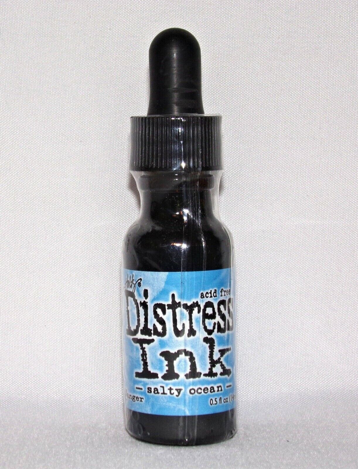Ranger Distress Ink Salty Ocean Refill Bottle New Sealed by Tim Holtz Free Ship
