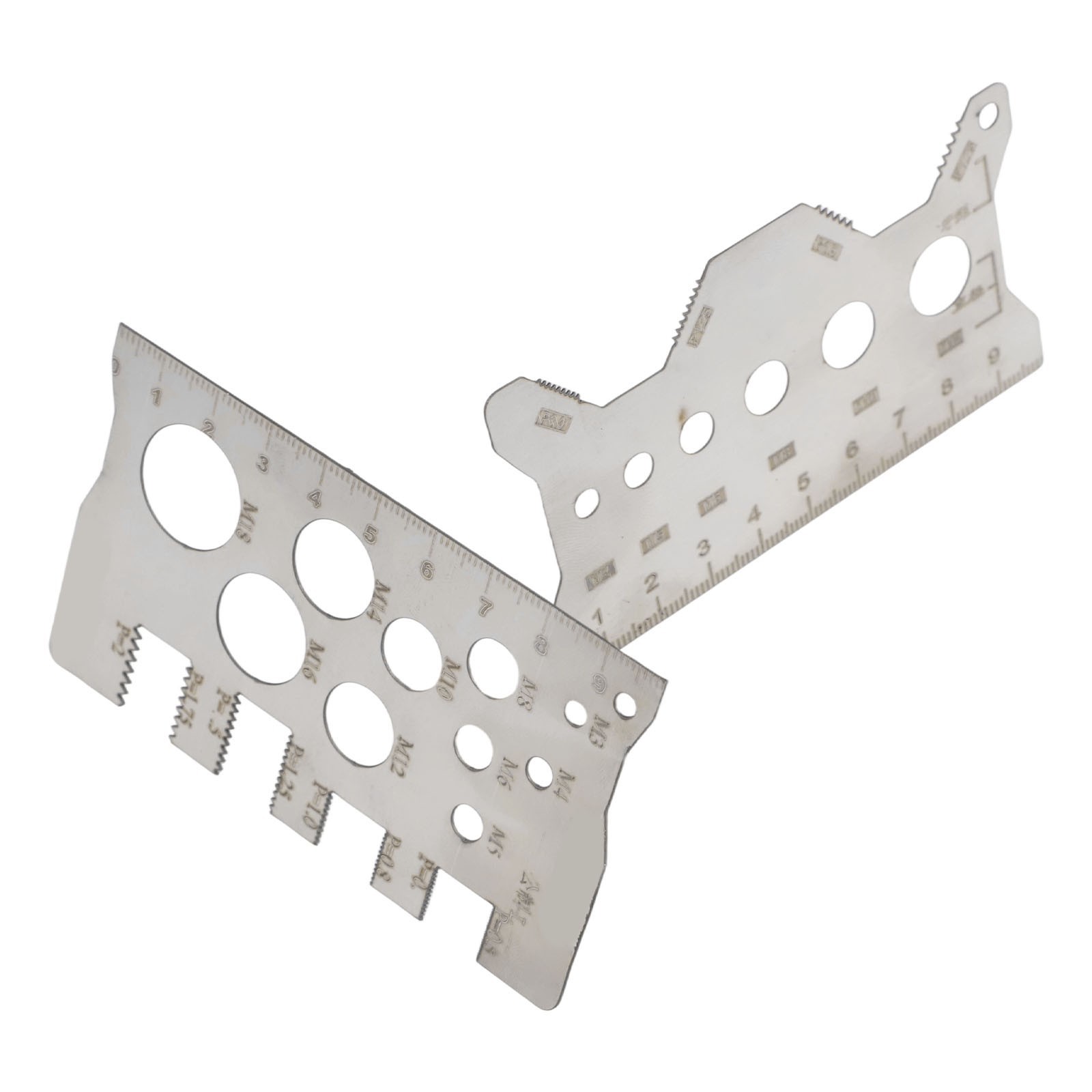 2PCS Screw Thread Pitch Gauge for Measuring Various Screw Specifications