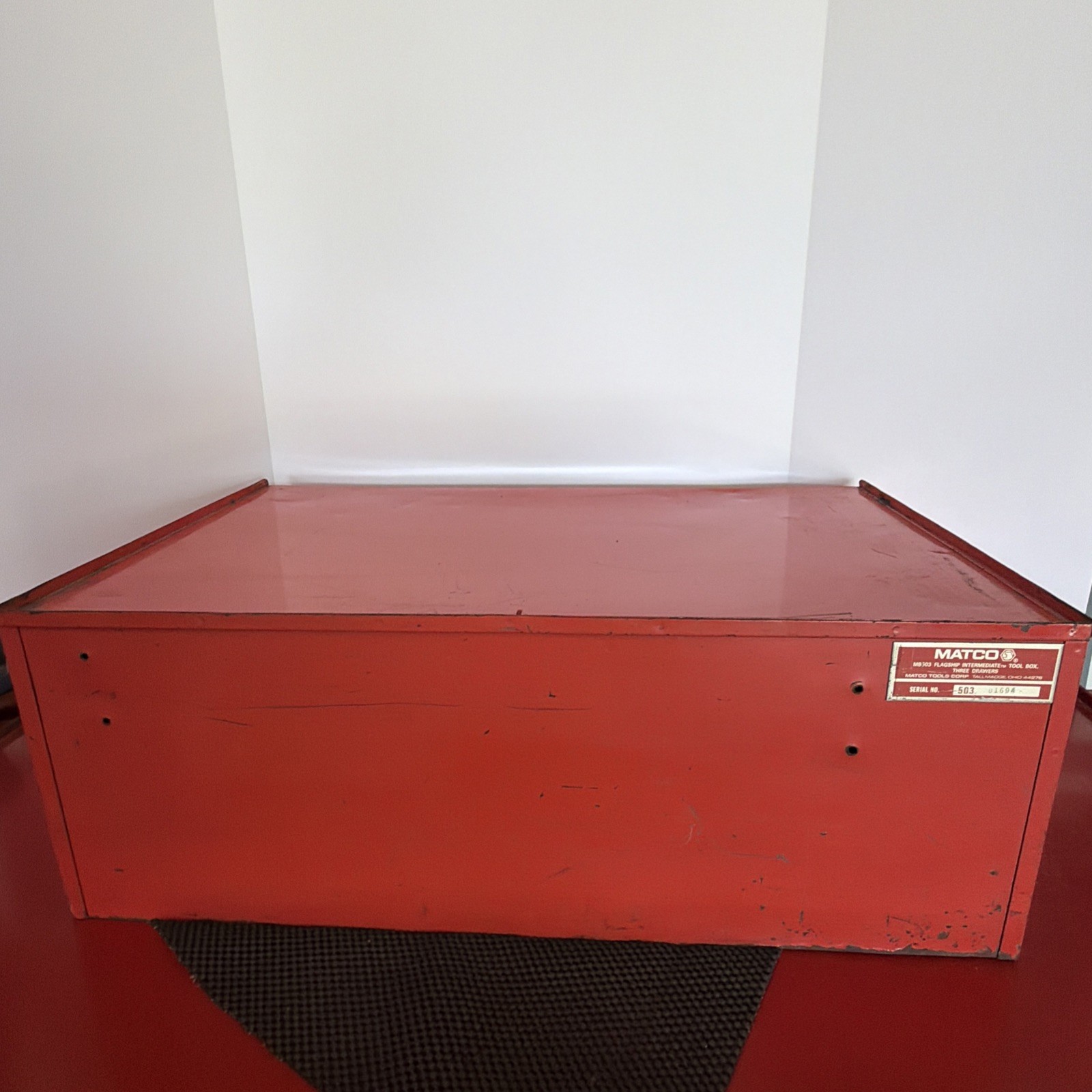 Matco Tools Mid Riser Middle Intermediate Tool Chest Box 3 Drawer MB503 Vtg USA