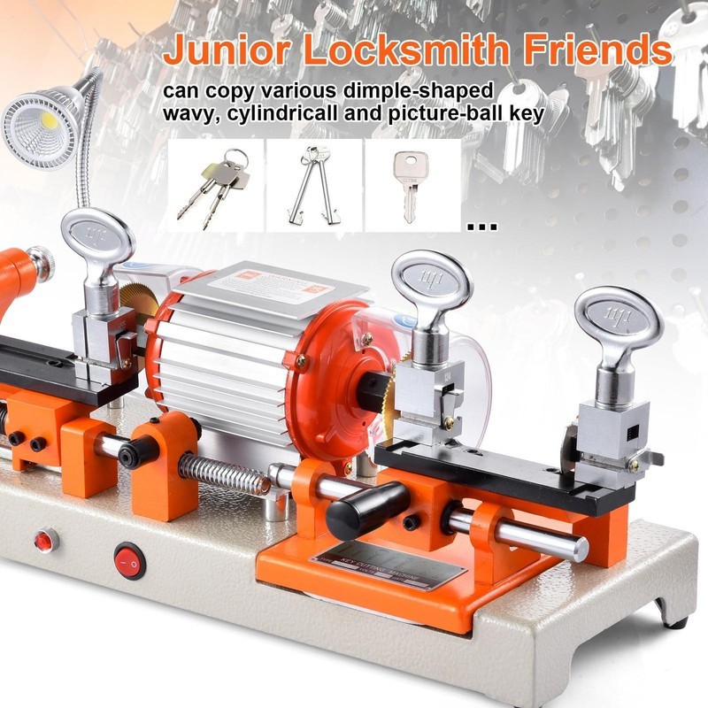 Two-sided Key Cutting duplicating Machine Cutter Car Key Copier Locksmith Tools-