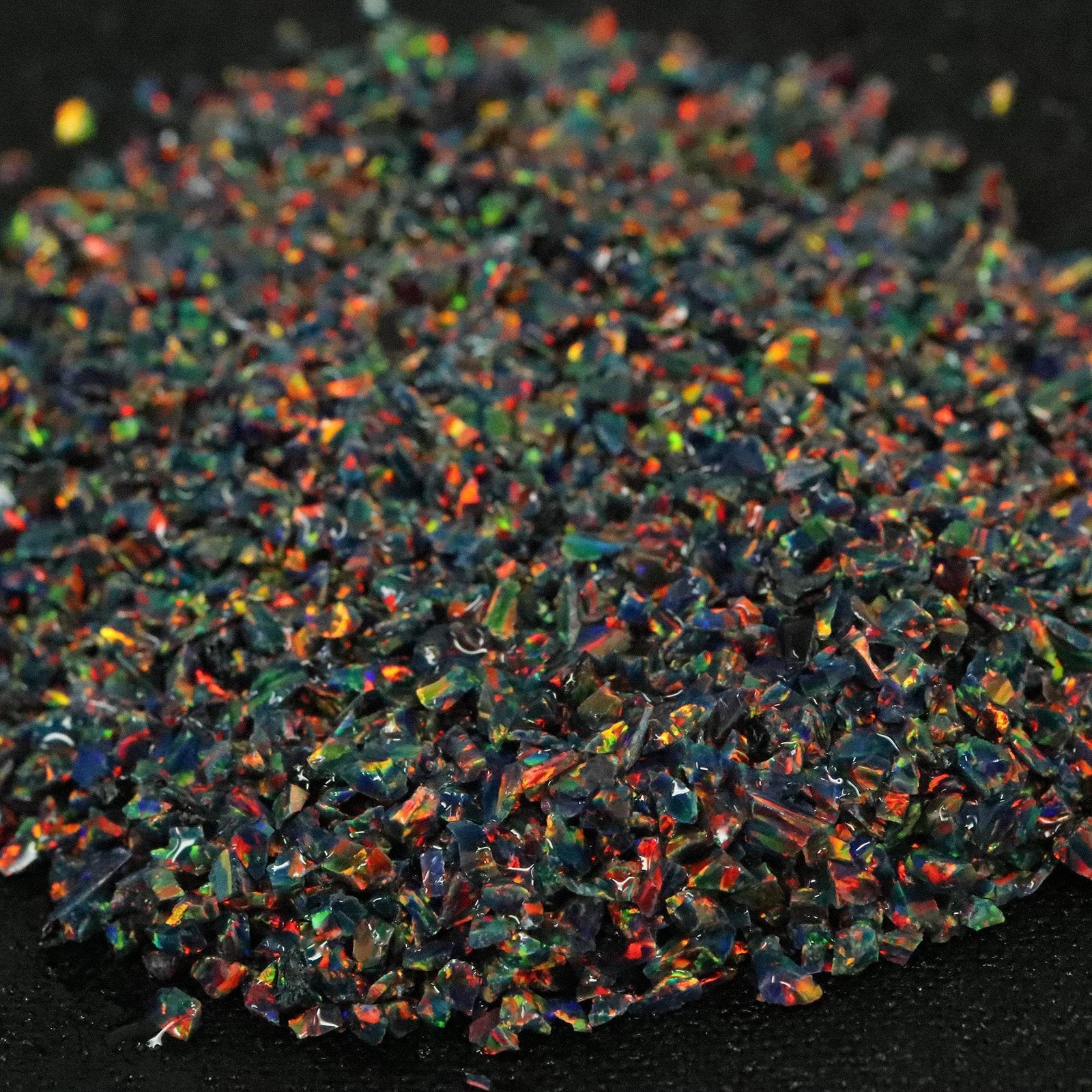 Black Fire Crushed Astral™ Opal