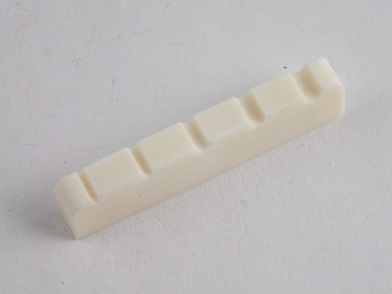 5 string BONE NUT 45mm Flat Base pre-cut string slots for Bass guitar