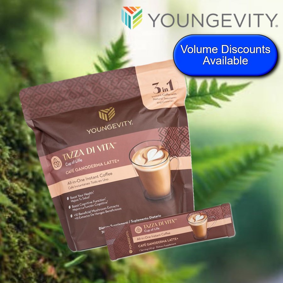 Youngevity Dr. Wallach Tazza Di Vita™ Café Ganoderma Latte+