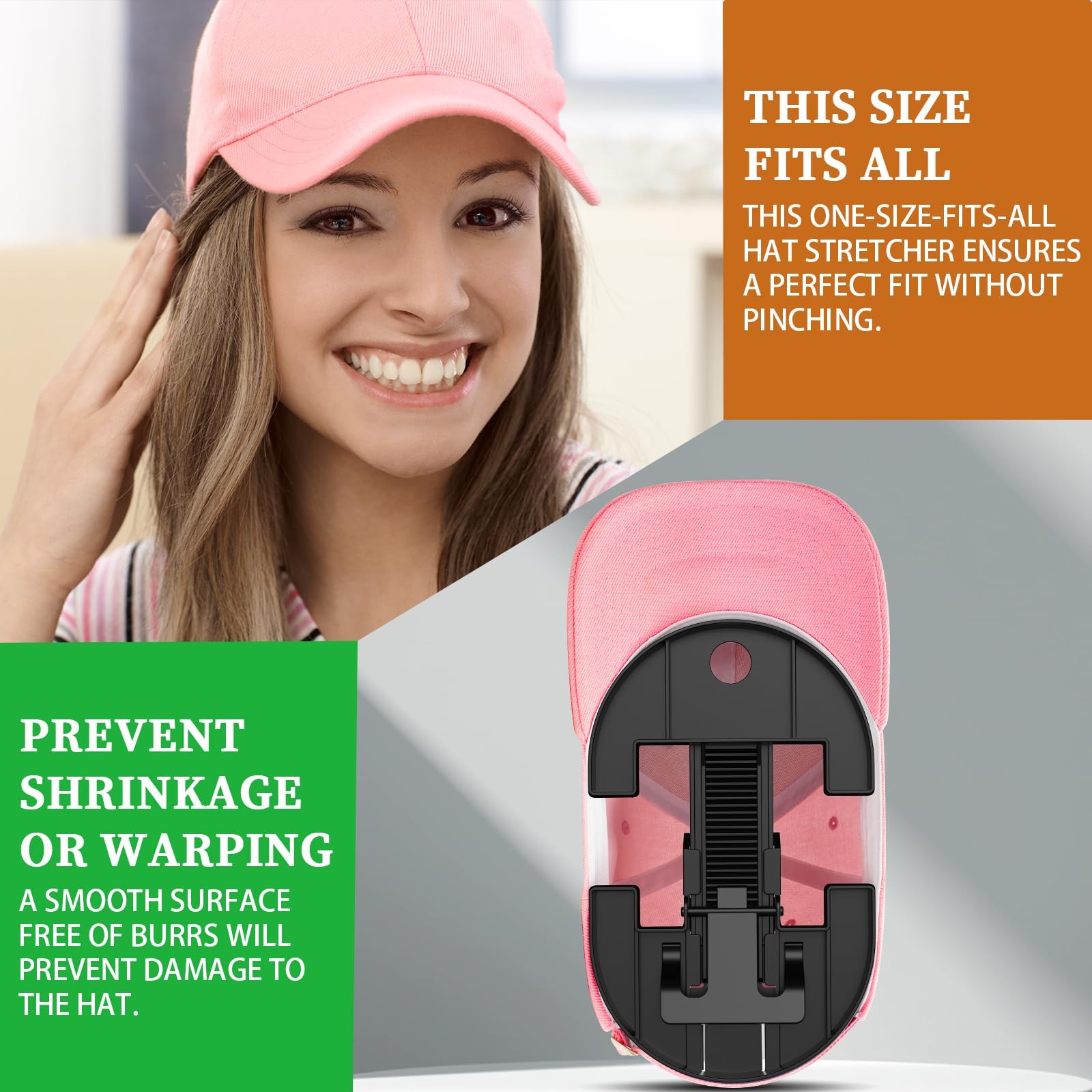 Adjustable Hat Stretcher for Baseball Caps Hat Stretchers for Fitted Hats
