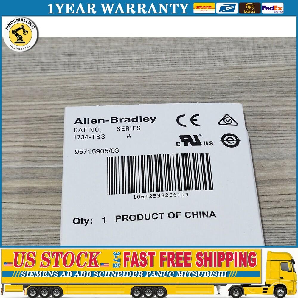 New Allen-Bradley 1734-TBS POINT I/O Module Terminal Base 1734TBS US Free Tax