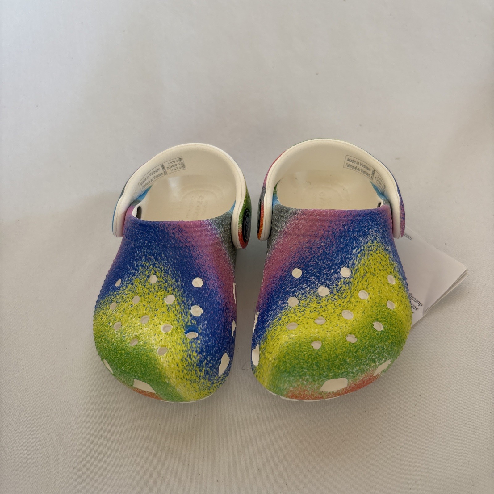 Crocs Kids Classic Tie Dye Clogs Girls Boys Children Toddler 206994 Size C4 NEW