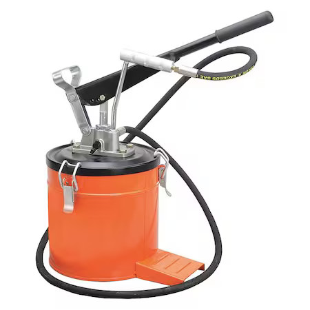 Westward 21Em09 Hand Pump, Aluminum/Brass/Nitrile/Steel