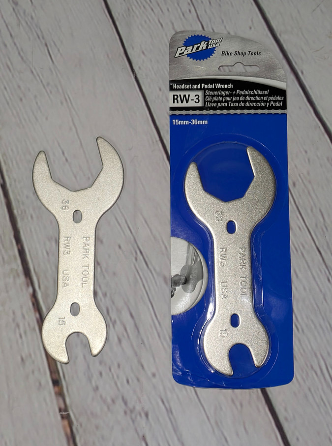 2 Pack! PARK TOOL Headset & Pedal Wrench 15mm-36mm Compact Park RW3 Out Of Box