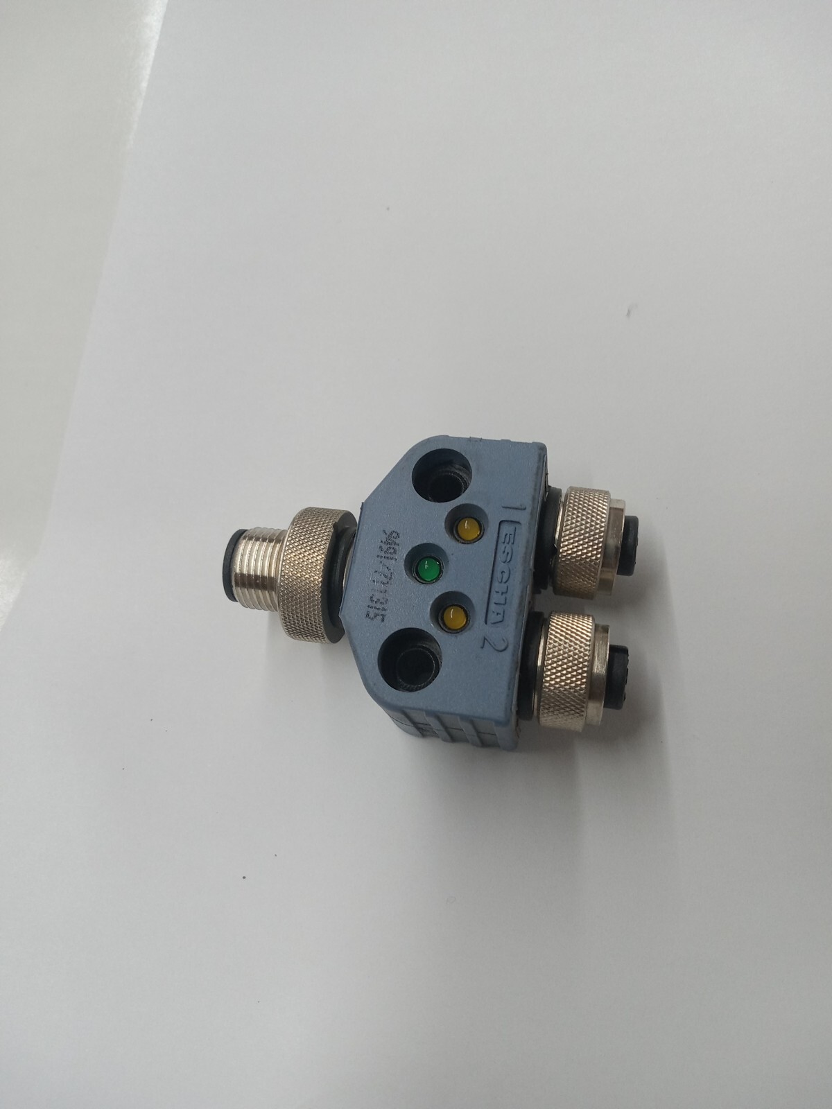 Escha DeviceNet Y splitter  FKM5-FKM5-FSM5 (1 male, 2 female connect) with LEDs